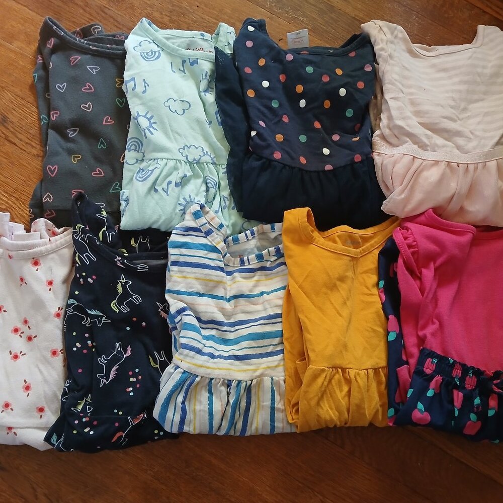 Long-Sleeved Dresses  (Lot of Nine)